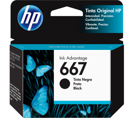 CARTUCHO HP 667 NEGRO