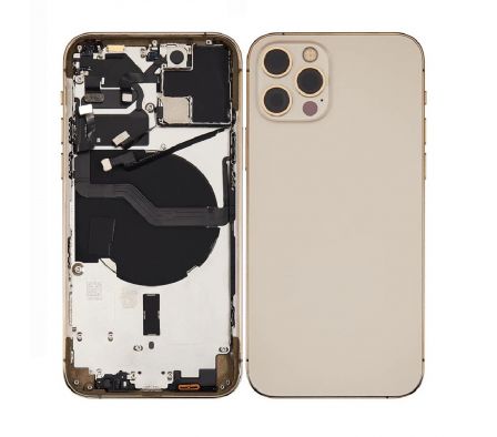TAPA TRASERA PARA IPHONE 14 PRO DORADO